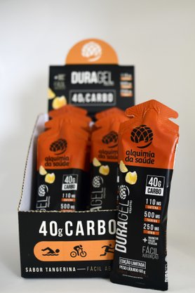 Carbogel Duragel Com 40G Carb + Cafeína Sabor Tangerina - 60G