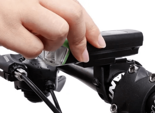Farol Para Bicicleta West Biking 350 Lumen Usb Com Verde