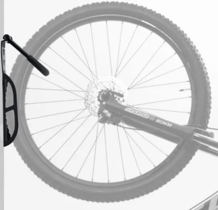 Gancho Para Bike Vertical Com Apoio De Roda