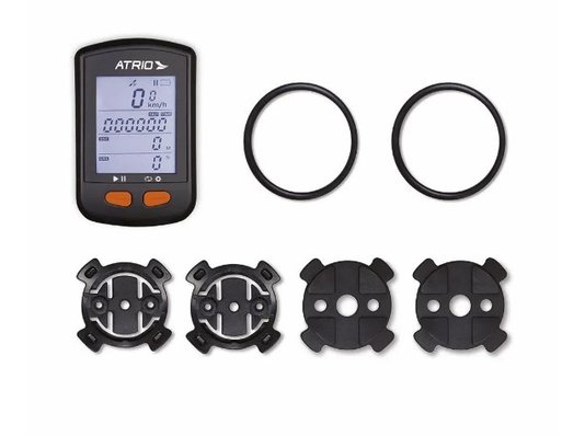 Ciclocomputador Para Bicicleta Com Gps Atrio Steel E Sensor De Cadência - Resistente À Água E Recarregável