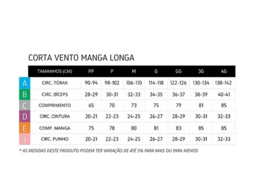 Jaqueta Corta Vento Kode