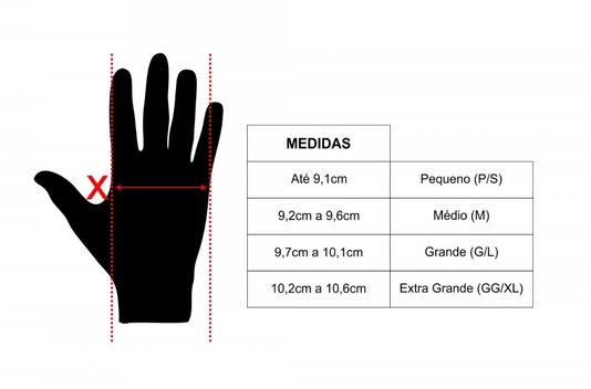 Luva Ciclismo Hupi Dedo Longo All Black