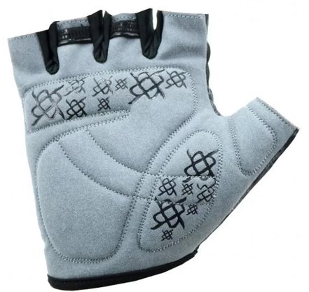Luva Ciclismo Hupi Eco Dedo Curto Logo Black