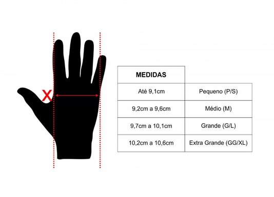 Luva Hupi Eco Dedo Curto Bike Brain