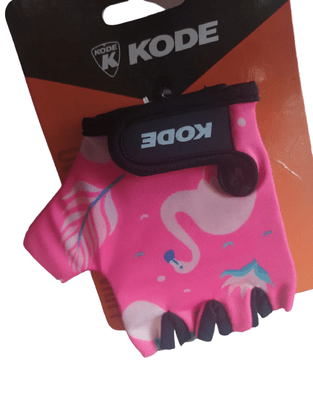 Luva Infantil De Ciclismo Kode Flamingo