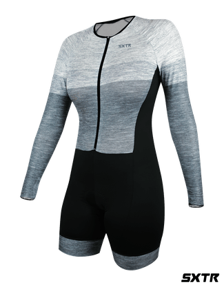 Macaquinho Feminino Manga Longa Sportxtreme Mescla Confort