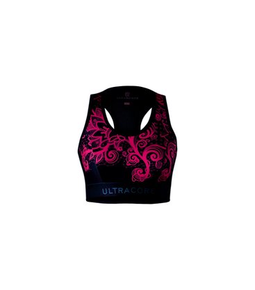 Macaquinho Feminino Manga Curta Ultracore Pink Neon Com Top