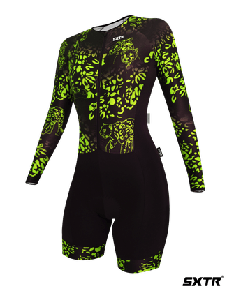 Macaquinho Feminino Manga Longa Sportxtreme Selva Limão