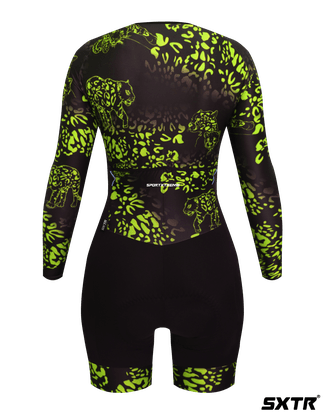 Macaquinho Feminino Manga Longa Sportxtreme Selva Limão