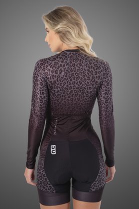 Macaquinho Feminino Manga Longa Ultracore Jaguar Com Top