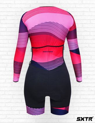 Macaquinho Feminino Manga Longa Sportxtreme Confort Aura