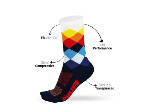 Meia De Ciclismo Hupi - M3