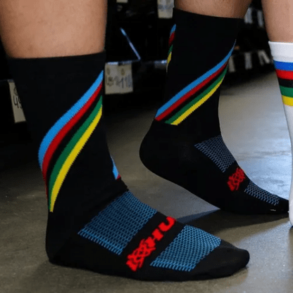 Meia De Ciclismo Hupi Stripes