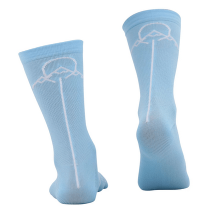 Meia De Ciclismo Hupi Heaven Azul Claro
