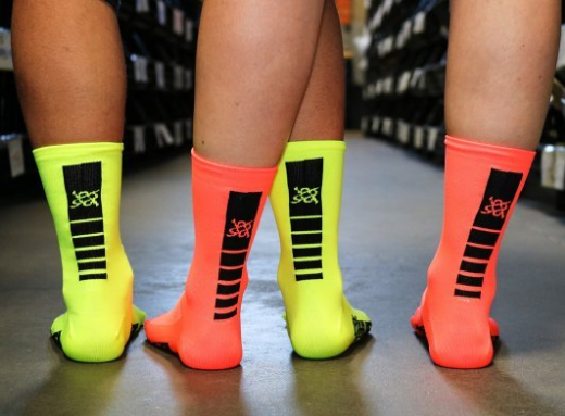 Meia Hupi Lisa Amarelo Neon Lt - Para Pés Menores