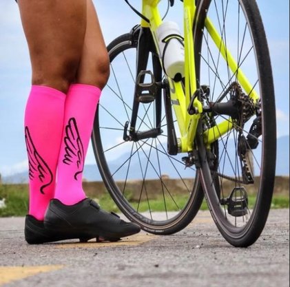 Meia De Ciclismo Hupi Longa Asas