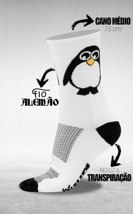 Meia Hupi Pinguim