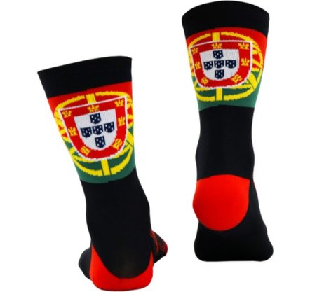 Meia Hupi Portugal Preto
