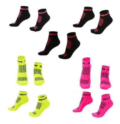 Meia Hupi Running Pro Branco/Rosa