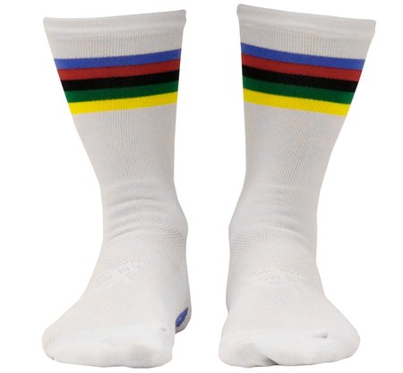 Meia De Ciclismo Hupi Wc Branca