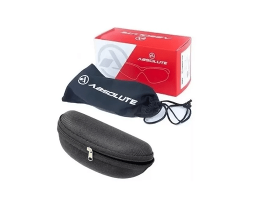 Óculos Ciclismo Absolute Nero Brilhante Lente Vermelha