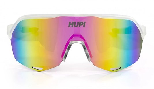 Óculos De Ciclismo Hupi Huez Lente Dourado Espelhado