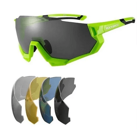 Óculos De Ciclismo Rockbros 5 Lentes