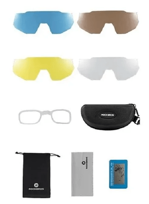 Óculos De Ciclismo Rockbros 5 Lentes