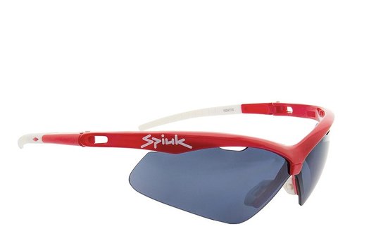 Óculos De Ciclismo Spiuk Ventix 3 Lentes - Vermelho
