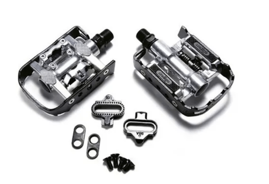 Pedal Clip Plataforma Wellgo C002 + Tacos Mtb 9/16
