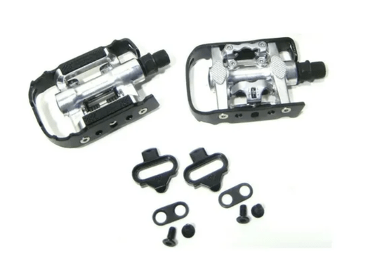 Pedal Clip Plataforma Wellgo C002 + Tacos Mtb 9/16