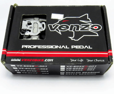 Pedal Clip Venzo Preto