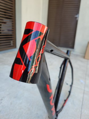 Quadro Mtb Dvorak Aluminio Preto/Vermelho