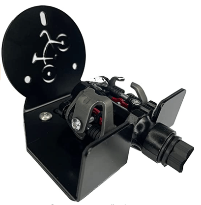 Suporte De Parede Para Bike Com Apoio Para Pedal Clip Decora Bike - Preto