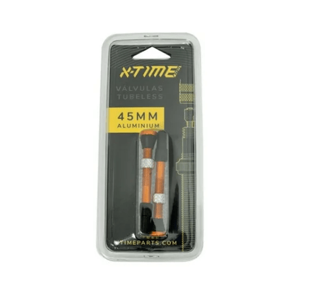 Valvula Alloy Para Tubeless 45Mm Laranja Xtime