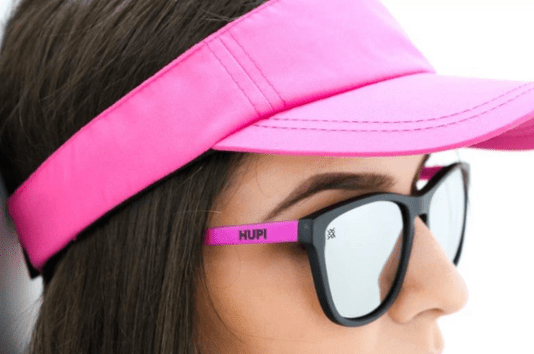 Viseira Corrida Microfibra Hupi Pink