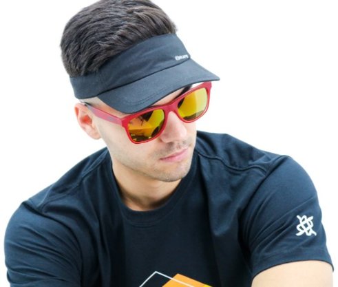Viseira Corrida Microfibra Hupi Preto