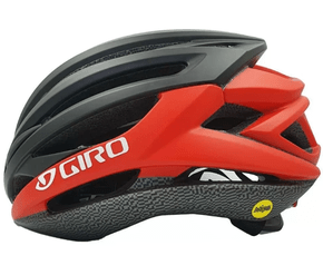 Capacete De Ciclismo Giro Syntax Mips Preto E Vermelho
