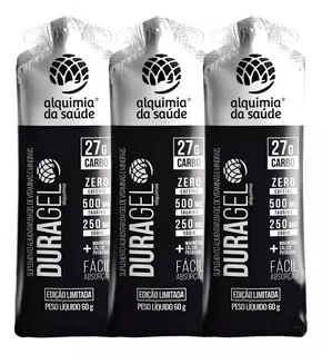 Caixa De Carbogel Duragel Com 27G Carb + Taurina Sabor Neutro - 60G 15 Unidades