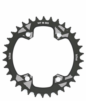 Coroa Assimetrica Ictus Bcd 96 34 Dentes - Preta