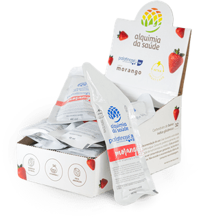 Palatinose Gel De Morango 60Ml - Caixa Com 15 Unidades