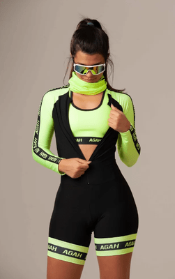 Macaquinho Feminino Agah Manga Longa Fast Elisa