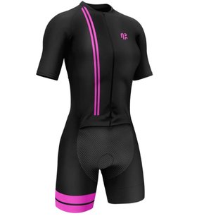 Macaquinho Para Ciclismo Manga Curta Feminino