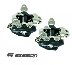 Pedal Clip Session Alumínio Com Eixo Em Cromo