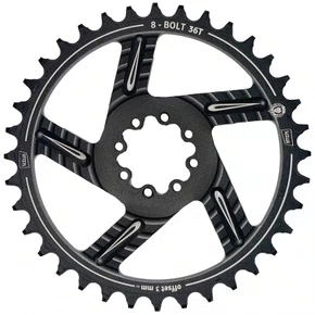 Coroa Ictus Direct  8 Bolt Offset 3Mm 36 - Preta