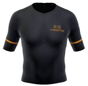 Camisa Marcio May Pro Black And Orange