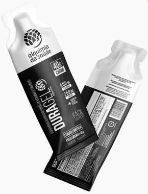 Caixa De Carbogel Duragel Com 40G Carb + Taurina Sabor Neutro - 60G 15 Unidades