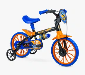 Bicicleta Infantil Nathor Hot Wheels