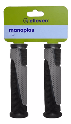 Manopla Para Mtb Elleven 130Mm Preto/Cinza