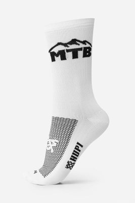 Meia Hupi Triplo - Branco/Preto